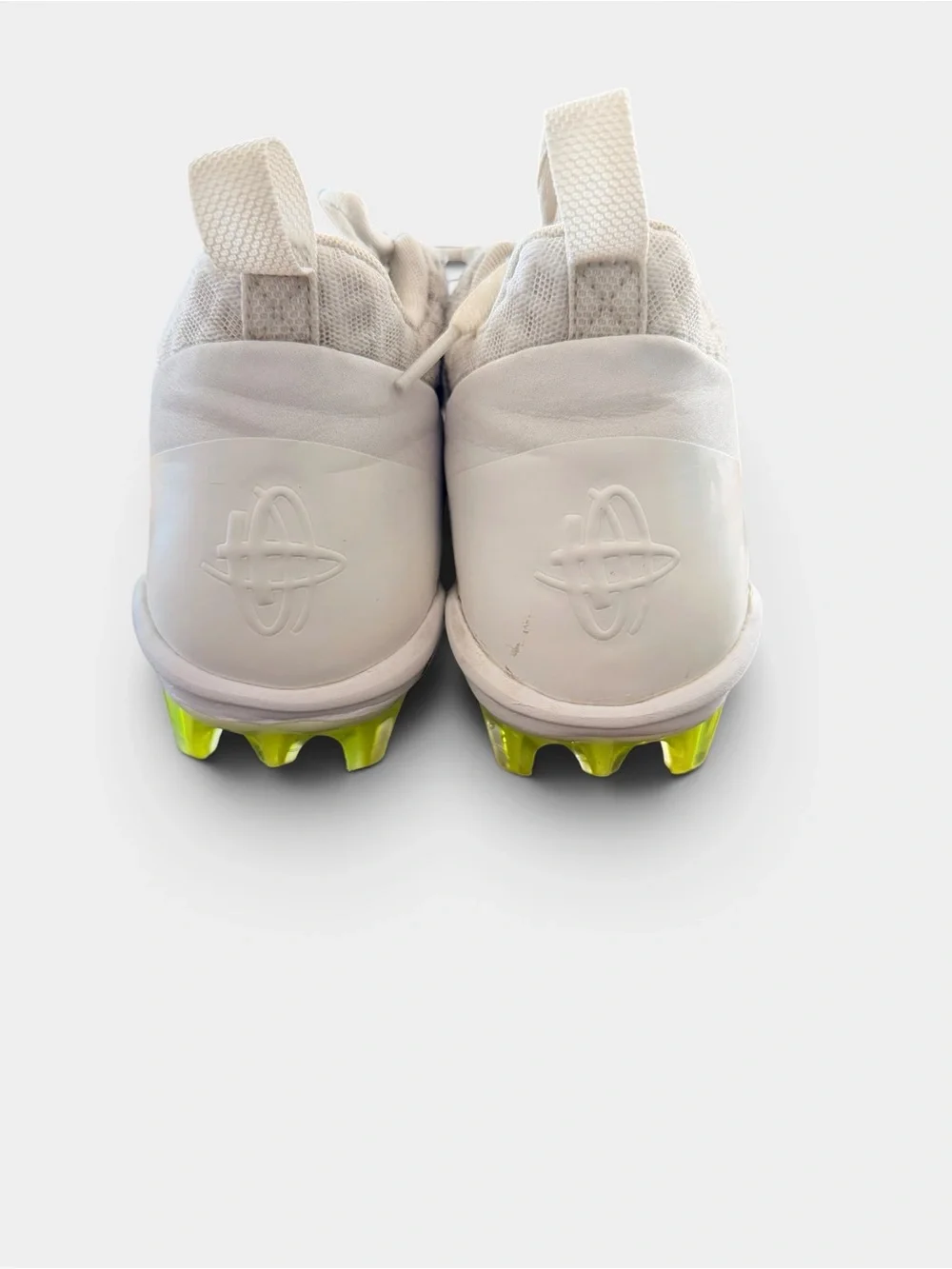 Nike Alpha Huarache Lacrosse Cleats White Volt 4.5 Youth 3 EU 36.5